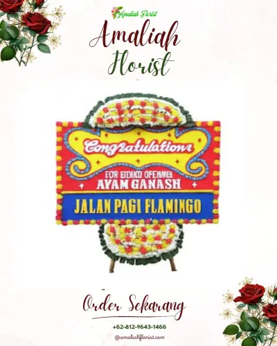 Bunga Papan Congratulation di Gaung Baru